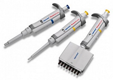 Многоканальная пипетка EPPENDORF 0,5-10 мкл Research Plus (8 каналов)