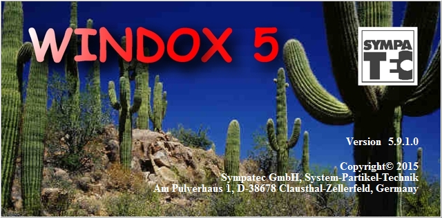 Программное обеспечение SYMPATEC WINDOX 5